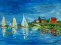 Veleros en el lago